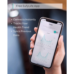 eufy by Anker, Smart Scale P1 with Bluetooth, Body Fat Scale, Wireless Digital Bathroom Scale, 14 Measurements, Weight/Body Fat/BMI, Fitness Body Composition Analysis, Black/White, lbs/kg