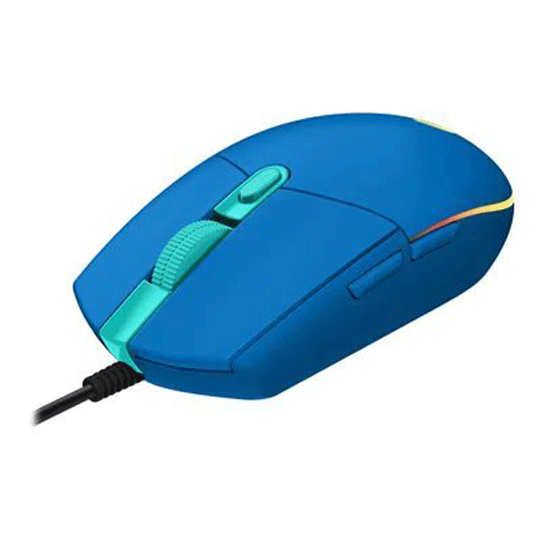Logitech Gaming Mouse  LIGHTSYNC - mouse - USB - blue (G203)