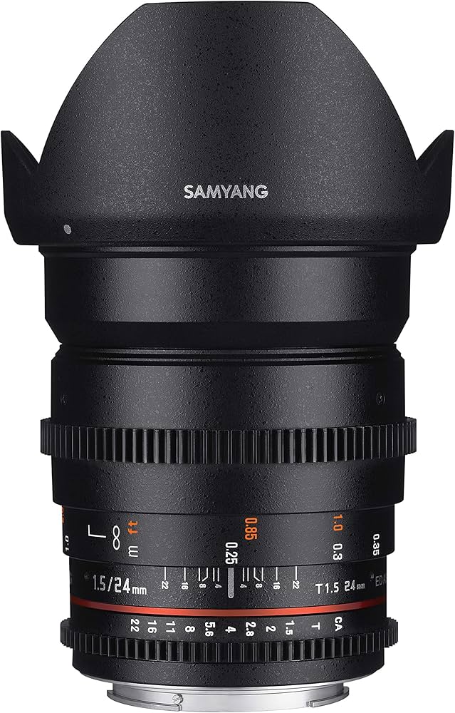 Samyang 24mm T1.5 Cine ED AS IF UMC Lens for Canon EF Mount