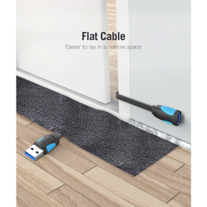 VENTION FLAT USB 3.0 EXTENSION CABLE 3METER