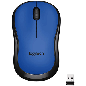 Logitech Wireless Mouse Silent M220 - Blue (910-004879)