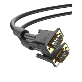 Vention VGA (3+6) Male to Male Cable With Ferrite Cores – 1 Meter – VEN-DAEBF