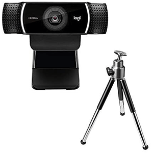 Logitech C922 Webcam with Tripod Stand - 960-001088