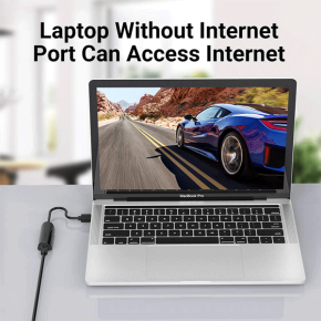 VENTION USB 3.0-A TO GIGABIT ETHERNET ADAPTER GRAY 0.15M ALUMINUM ALLOY TYPE