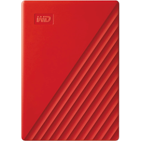 WD 2TB My Passport Portable External Hard Drive HDD, USB 2.0 Compatible, Red - WDBYVG0020BRD-WESN