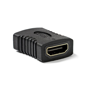 HDMI Female to Female Gold Plated Connector Black