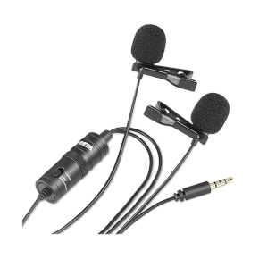BOYA BY M1DM DUAL LAPEL MICROPHONE