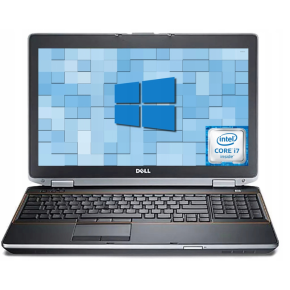 Dell Laptop 15.6 Inch E6520 Intel Core i7-2620m 2.70GHz 8GB DDR3 500GB Hard Drive DVD-ROM Windows 10 Pro