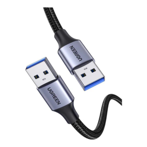 UGREEN USB-A Male to USB-A Male USB 3.0 Alu Case Braided Cable - US373(UG-80791)2M