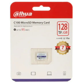 Dahua 128 GB Class C10, U3, V30 MicroSD Card - DHI-TF-C100/128GB