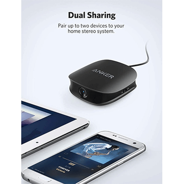 Anker Soundsync A3341 Bluetooth 2-in-1 Transmitter and Receiver, with Bluetooth 5 (A3341011)