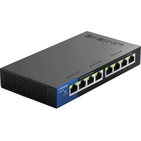 Linksys Business LGS108 8-Port Desktop Gigabit Ethernet Unmanaged Network Switch I Metal Enclosure