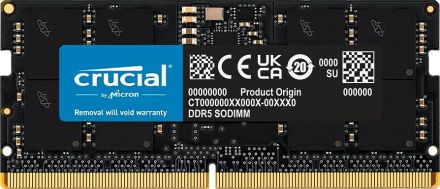CRUCIAL LAPTOP RAM DDR5 16GB 4800- CT16G48C40S5