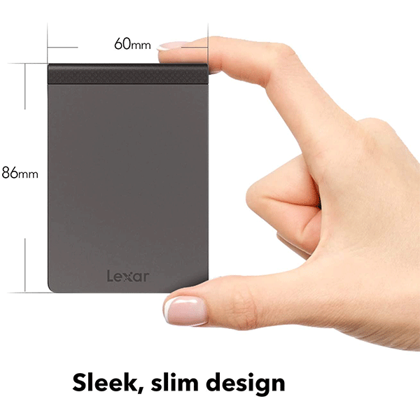 Lexar SL200 Portable External SSD 512GB â€“ LSL200X512G-RNNNG