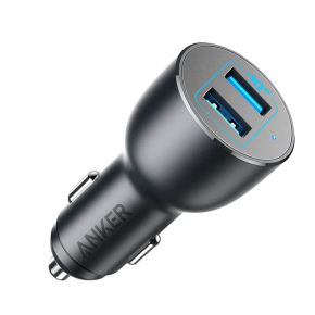 ANKER PowerDrive III Car Charger with 2-Ports USB Fast Charger 36W- A2729H11