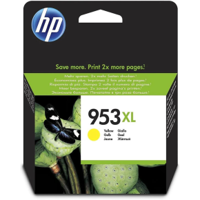 HP 953XL High Yield Yellow Original Ink Cartridge- F6U18AE