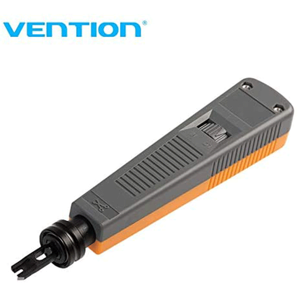 Vention Punch Down Impact Tool Network Punch Tool with Two Blade Convenient for Patch Panels Wire Modules 110 Punch Down Tool