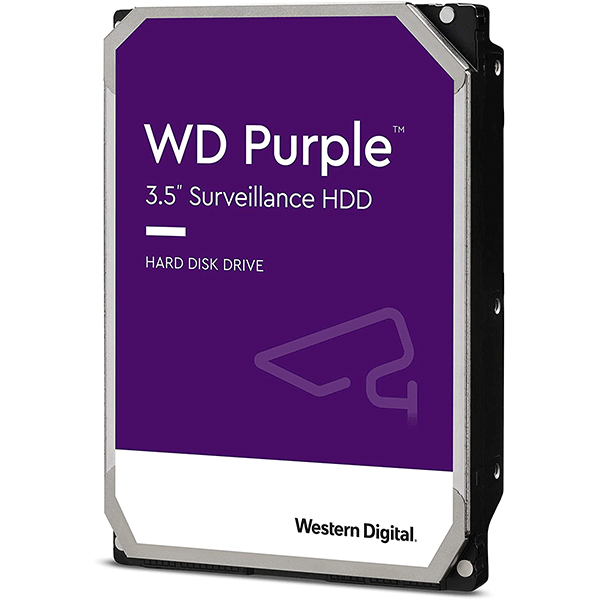 Western Digital 6TB WD Purple Surveillance Internal Hard Drive HDD - 5400 RPM, SATA 6 Gb/s, 64 MB Cache, 3.5