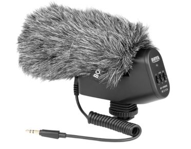 BOYA BY-VM600 Cardioid Directional 3.5mm Condenser On-Camera Shotgun Microphone