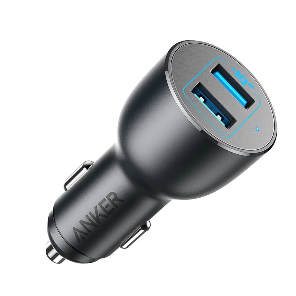 ANKER PowerDrive III Car Charger with 2-Ports USB Fast Charger 36W- A2729H11