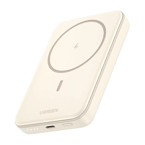 UGREEN 20W 10000mAh Magnetic Wireless Power Bank Beige – UG-25208