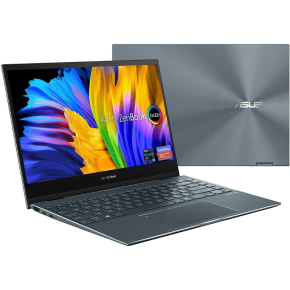 ASUS ZenBook Flip 13 OLED Ultra Slim Convertible Laptop 13.3” OLED FHD Touch Screen Core i7-1165G7 CPU Intel Iris Xe 16GB RAM 512GB SSD Win 11 Home-90NB0RZ1-M00CJ0