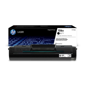 HP 106A Black Original Laser Toner Cartridge- W1106A