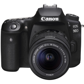 Canon EOS 90D DSLR with 18-55mm lens