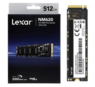 Lexar LNM620 512GB M.2 PCIe Gen 3x4 NVMe SSD-LNM620X512G-RNNNG