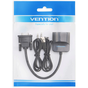 Vention VGA to HDMI Converter with Female Micro USB and Audio Port