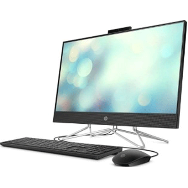 HP All-in-One 24-df0250nh, Intel® Core™ i5-1035G1,  8 GB DDR4 3200,  1TB HDD, Windows 10,  DVD-Writer, 23.8 Inches FHD Touch Screen, USB Keyboard and Mouse (2D4L3EA)