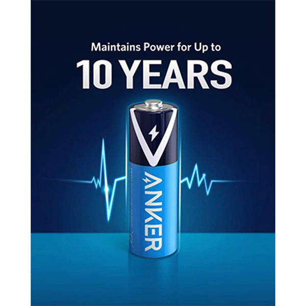 Anker Alkaline AAA Batteries (4-Pack) (B1820H12 )