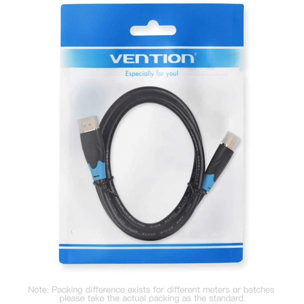 VENTION HDMI CABLE 1METER BLACK - VEN-AACBF