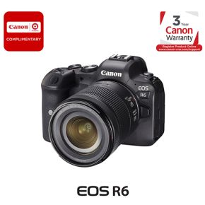 Canon EOS R6 Mirrorless Digital Camera with 24-105mm f/4-7.1 Lens