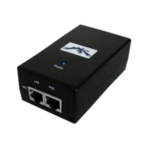 UBIQUITI 48 VDC, 0.5A Gigabit PoE Adapter (POE-48-24W-G)
