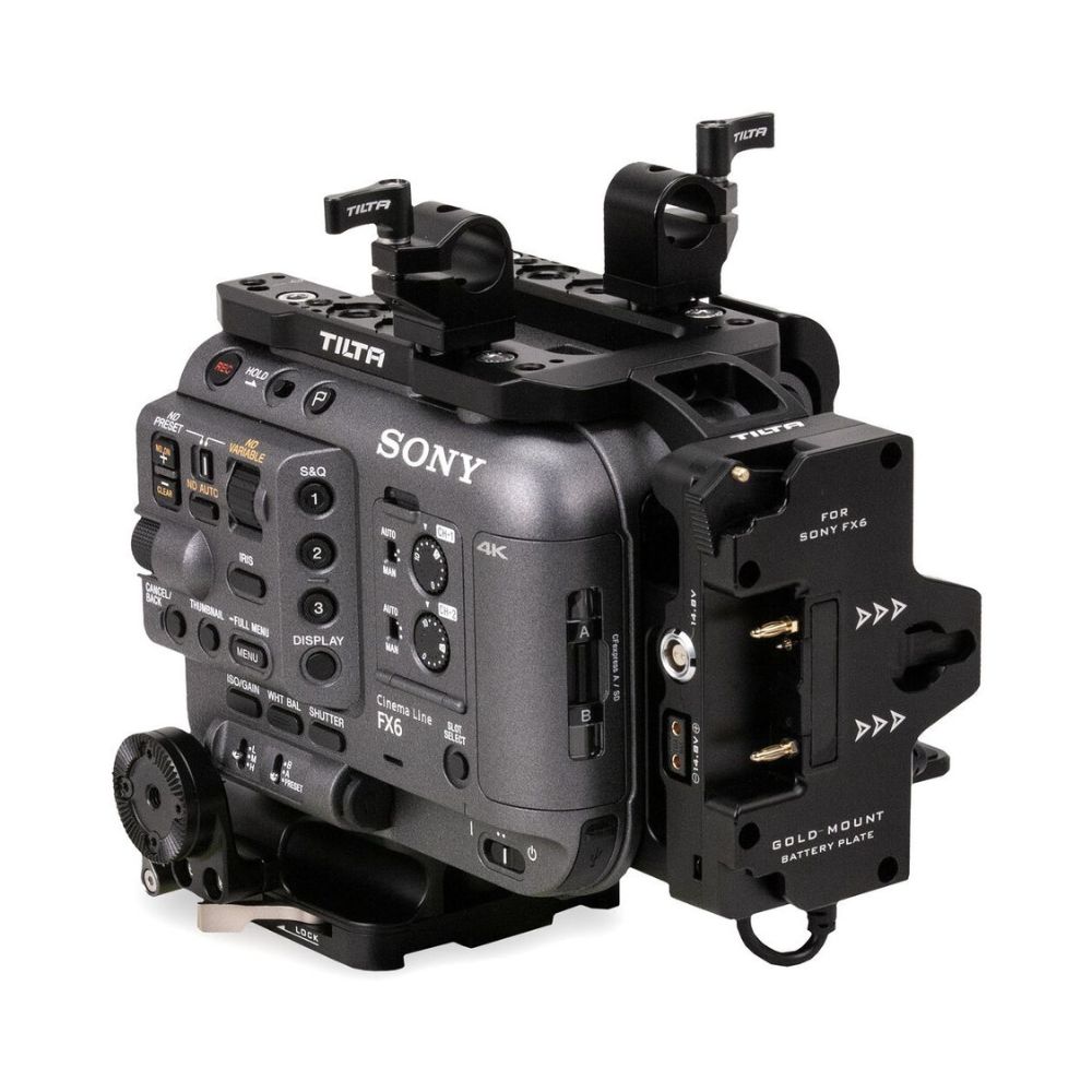 Tilta Camera Cage for Sony FX6 with V-Mount Battery Plate (Advanced Kit)