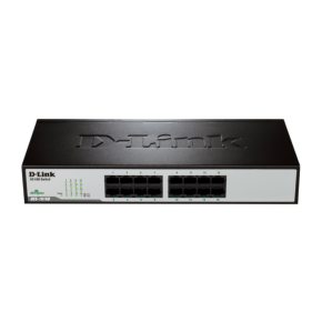 Dlink 10/100M 16-Port Fast Ethernet Unmanaged Desktop Switch DES-1016D- DES-1016D/B