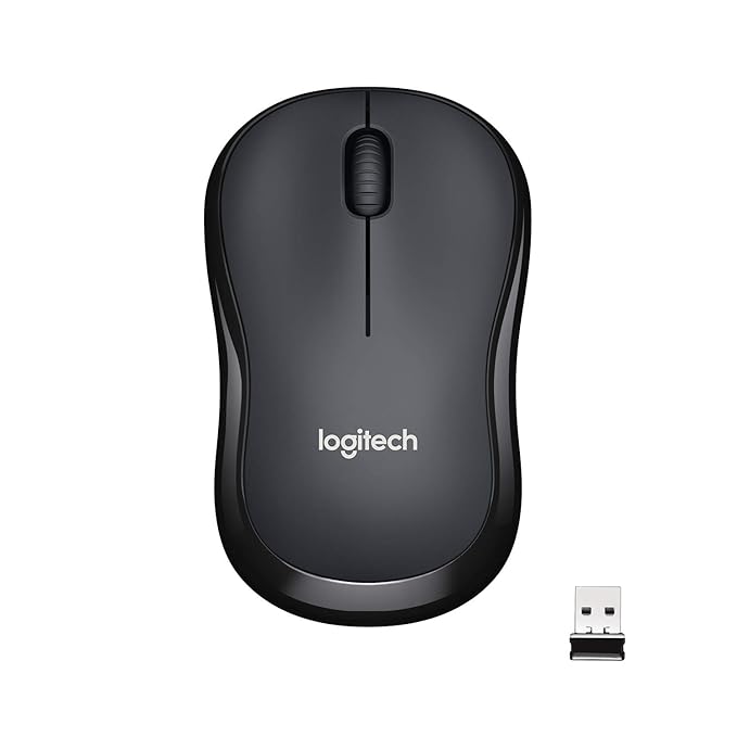Logitech M221 Silent Wireless Mouse - Charcoal - 910-006510