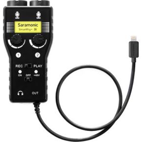 Saramonic SmartRig+ Di 2-Channel Mic & Guitar Interface iOS