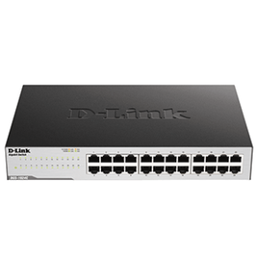 24 port 10/100/1000Base-T unmanaged gigabit switch, Metal Casing (DGS-1024C)