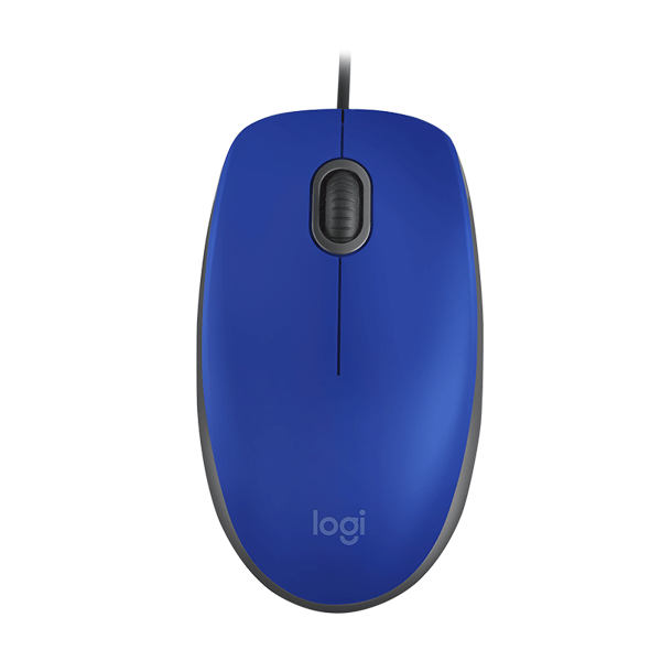 Logitech USB Silent Mouse M110S â€“ Blue( 910-005488)