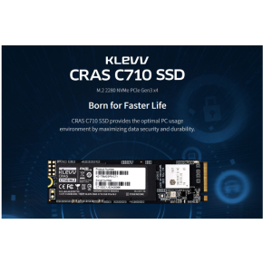 Klevv CRAS C710 INTERNAL SSD M.2 PCIe Gen 3*4 NVMe 2280 - 512GB(K512GM2SP0-C71)