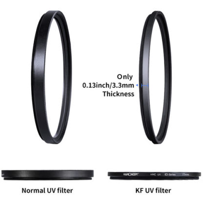K&F Concept Blue Multi-Coated UV Filter, Slim (43mm)